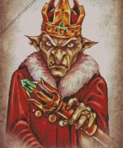 DnD Goblin King Diamond Painting