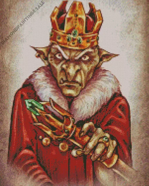 DnD Goblin King Diamond Painting