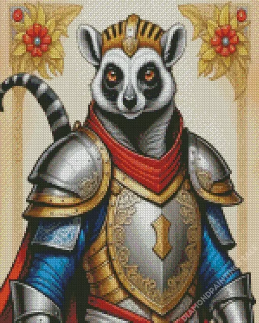 DnD Lemur Diamond Painting