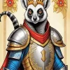 DnD Lemur Diamond Painting