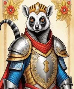 DnD Lemur Diamond Painting
