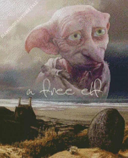 Dobby Tombstone Art Diamond Painting