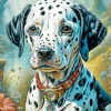 Dog Dalmatian Diamond Painting