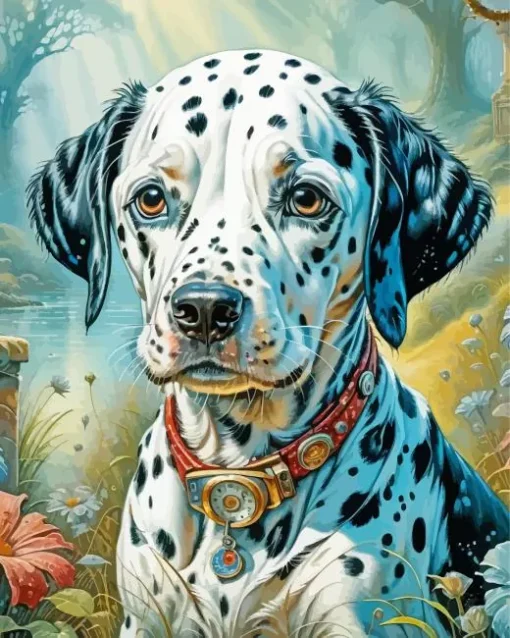 Dog Dalmatian Diamond Painting