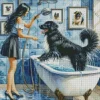 Dog Grooming Diamond Painting