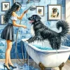 Dog Grooming Diamond Painting