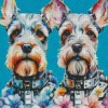 Dog Schnauzer Miniatures Diamond Painting