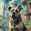 Dog Smoking Diamond Painting