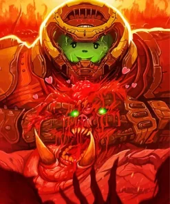 Doom Eternal Painting Diamond Painting