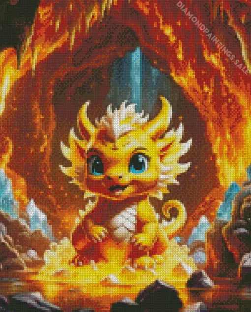 Dragon Baby Diamond Painting