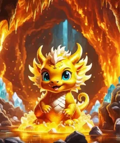 Dragon Baby Diamond Painting