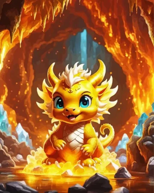 Dragon Baby Diamond Painting