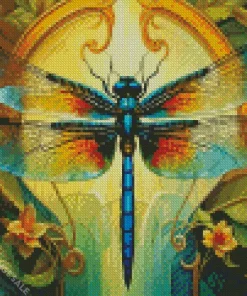 Dragonfly Art Diamond Painting