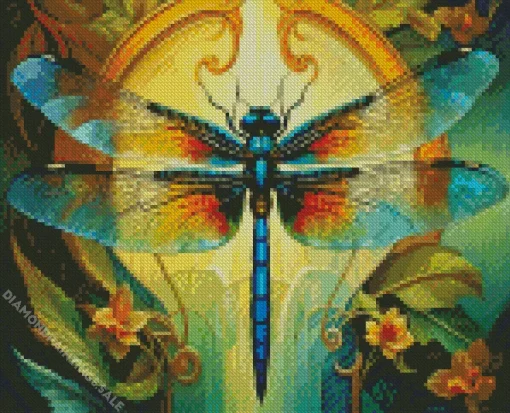 Dragonfly Art Diamond Painting