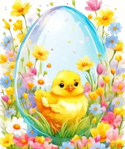 Easter Chick Diamond Painting