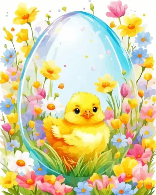 Easter Chick Diamond Painting