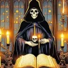 Edgy Grim Reaper Diamond Painting