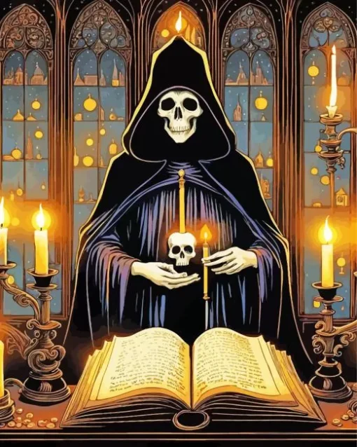 Edgy Grim Reaper Diamond Painting