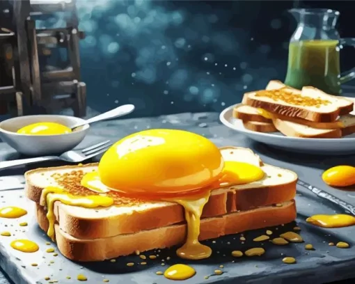 Egg Yolk Art Diamond Painting