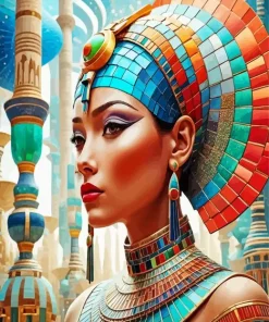Egyptian Girl Art Diamond Painting