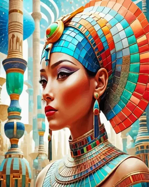 Egyptian Girl Art Diamond Painting