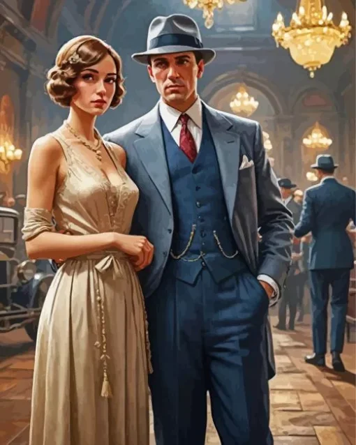 Elegant Couple Diamond Painting