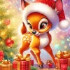 Elk Christmas And Gifts Diamond Painting