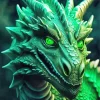 Emerald Dragon Art Diamond Painting
