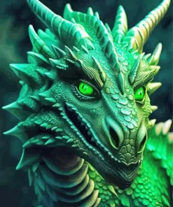 Emerald Dragon Art Diamond Painting