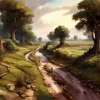Empty Long Road Diamond Painting