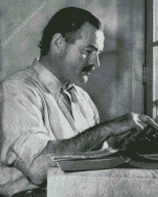 Ernest Hemingway Diamond Painting