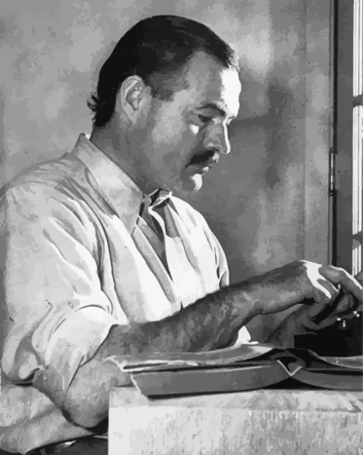 Ernest Hemingway Diamond Painting