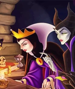Evil Queen And Maleficent Art Diamond Painting