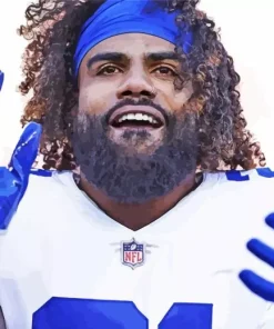 Ezekiel Elliott Diamond Painting