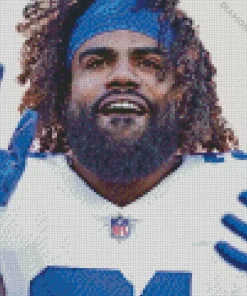 Ezekiel Elliott Diamond Painting