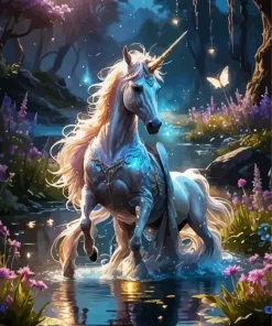 Fairy Unicorn Art Diamond Painting