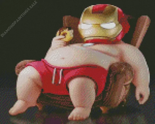 Fat Ironman Diamond Painting