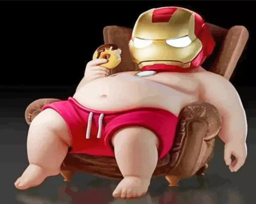 Fat Ironman Diamond Painting