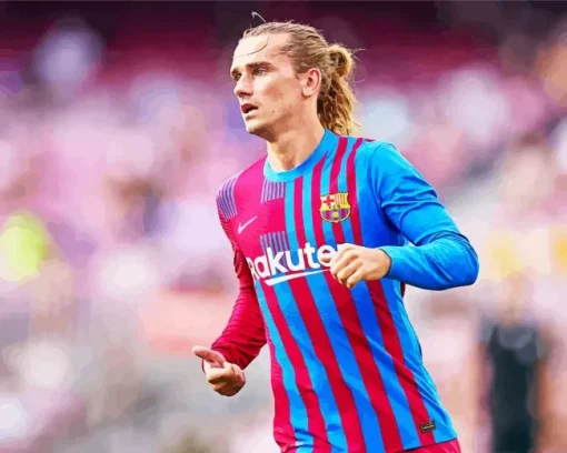 FC Barcelona Griezmann Art Diamond Painting