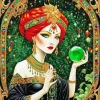 Female Fortune Teller Diamond Painting