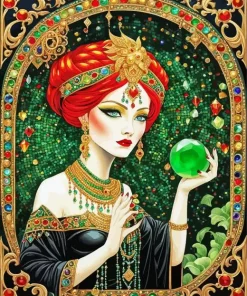 Female Fortune Teller Diamond Painting