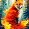 Firefox Forest Diamond Painting
