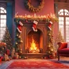 Fireplace Christmas Diamond Painting
