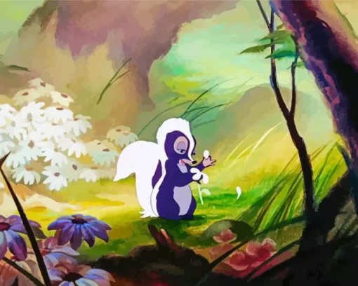 Flower Bambi Diamond Painting