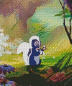 Flower Bambi Diamond Painting