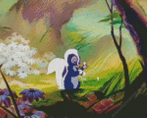 Flower Bambi Diamond Painting