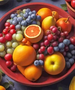 Fruits Bowl Diamond Painting