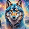 Galaxy Wolf Art Diamond Painting