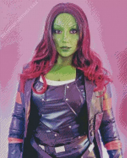 Gamora Guardians Of The Galaxy Diamond Painting