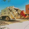 Garbage Truck Diamond Painting